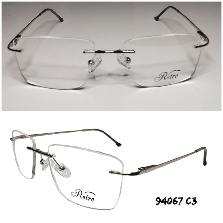 نظارة قراءة ريملس بدون اطار Reading Glasses Rimless