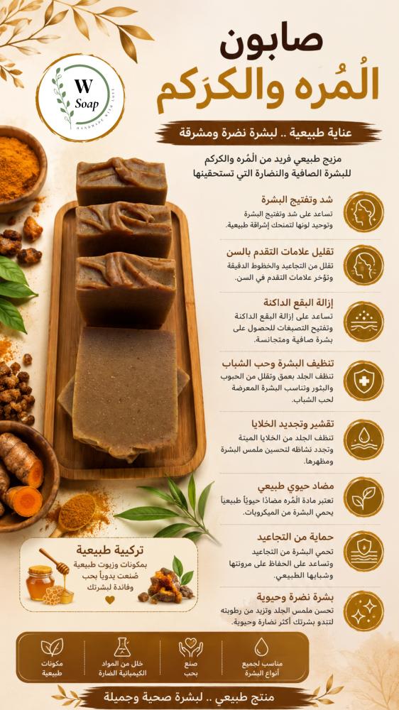 صابون المُره والكركم