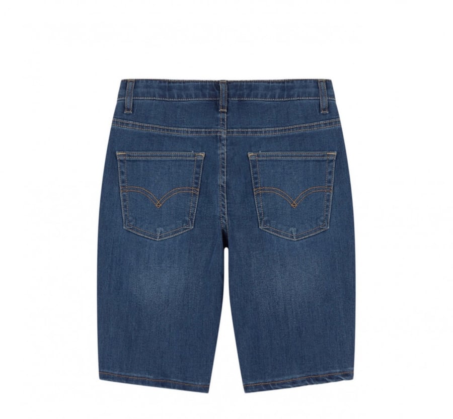LEVI'S KIDS Slim Denim Shorts Dark blue شورت جينز من ليفايز