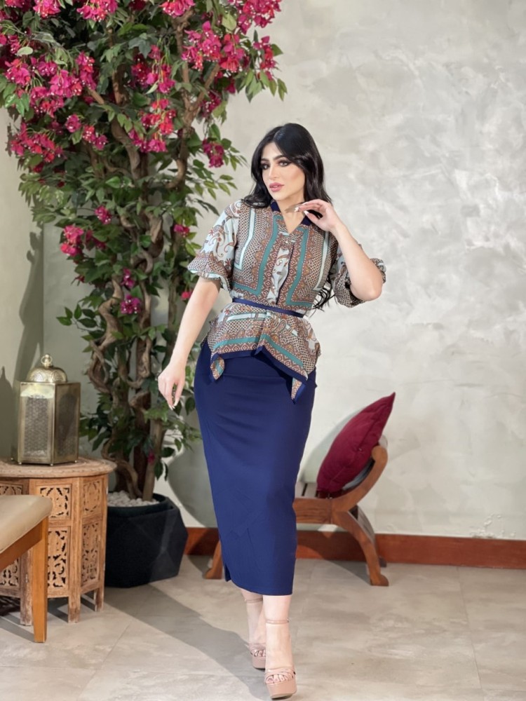 طقم سهره طبقات مع فيونكة من الصدر