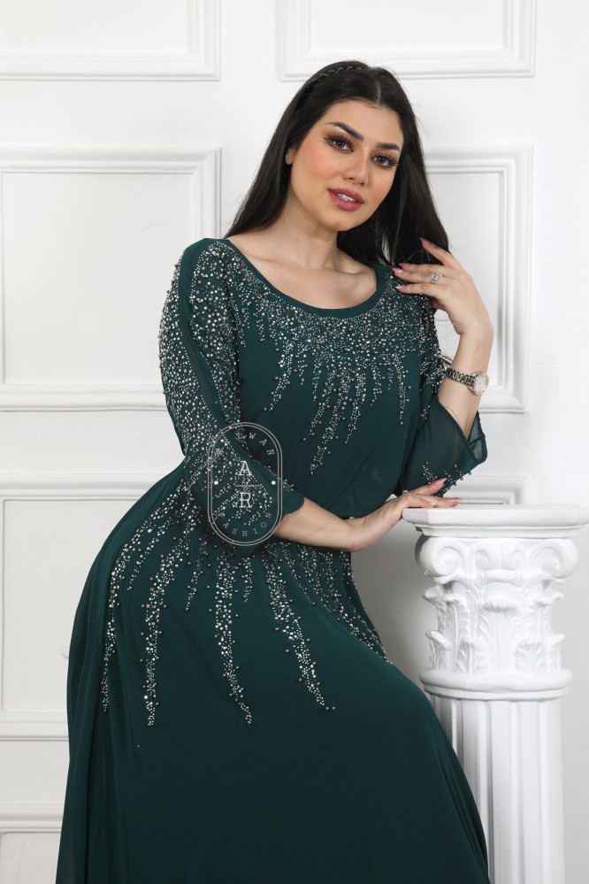 فستان سهره ساتر بتطريز شك
