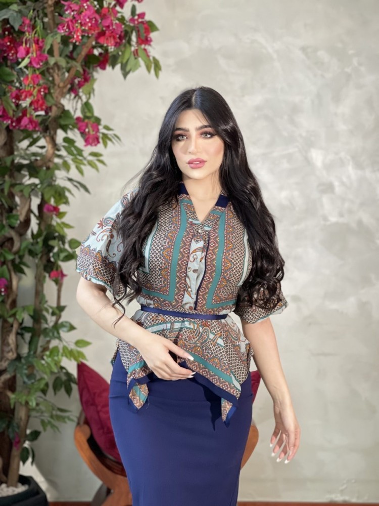 طقم سهره طبقات مع فيونكة من الصدر