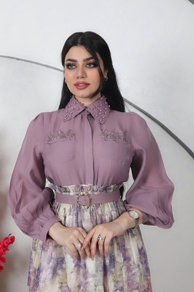 طقم تنوره مشجر مع حزام