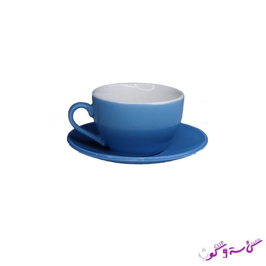 كوب مع صحن سماوي 80 مل