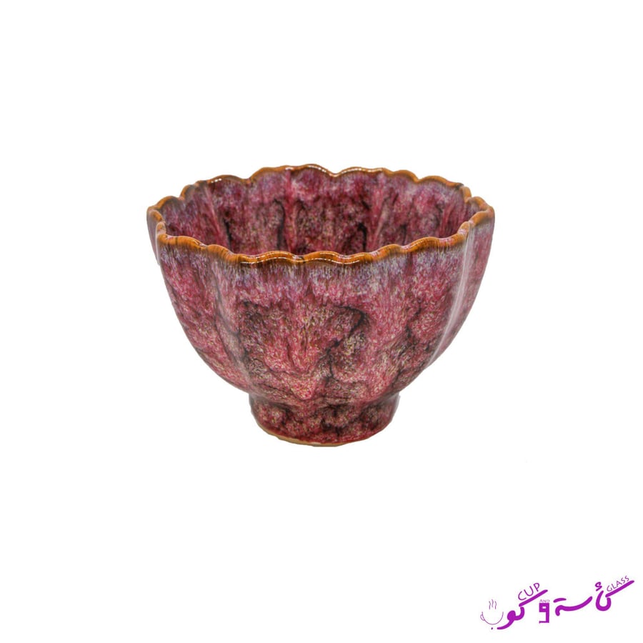 كوب سراميك وردي 90 مل