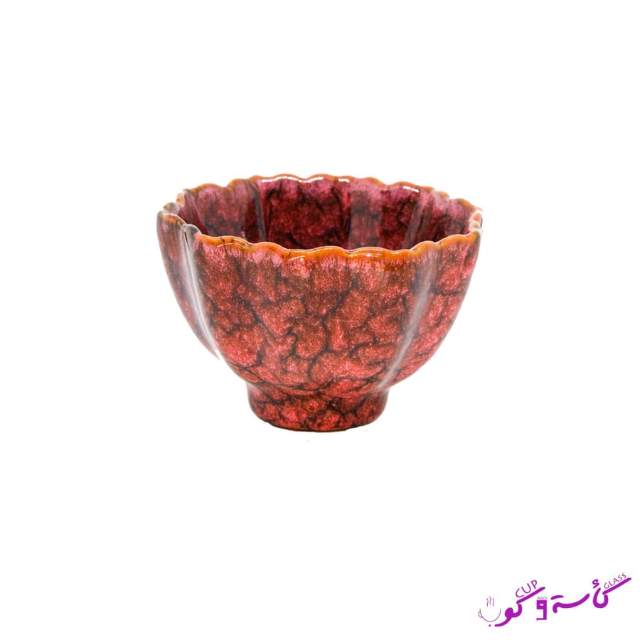 كوب سراميك أحمر 90 مل