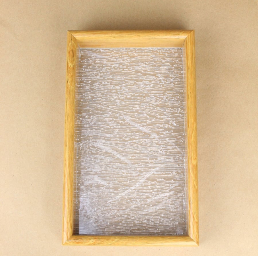صينية قهوة بقاعدة إكريلك 25*15 cm