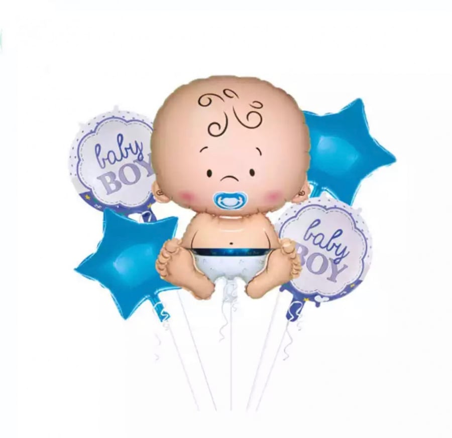 مجموعه بالونات مولود | Baby Boy Balloon Set
