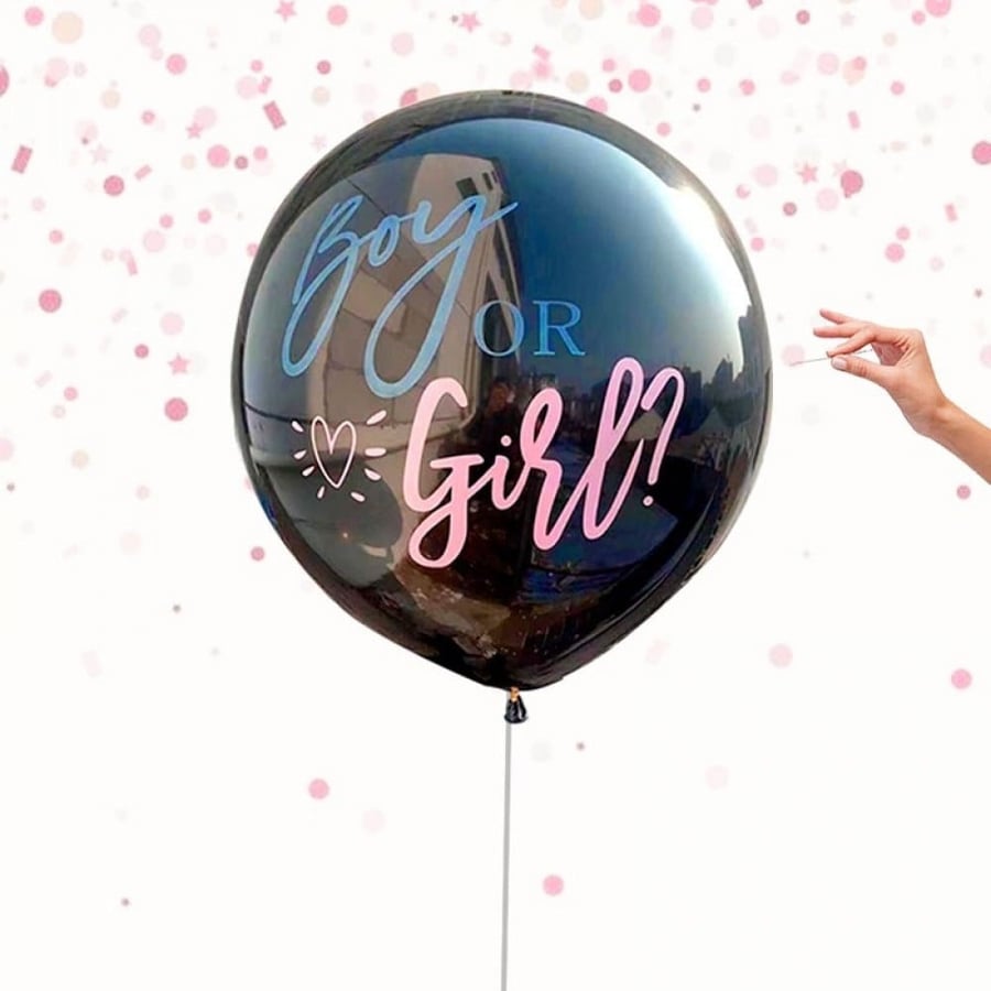 بالون كشف الجنين العملاق | Giant Balloon Gender Reveal