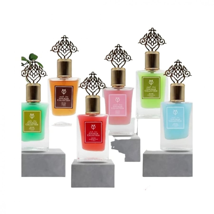 مجموعة (12) عطر مسك ابيض للتوزيعات - 25مل