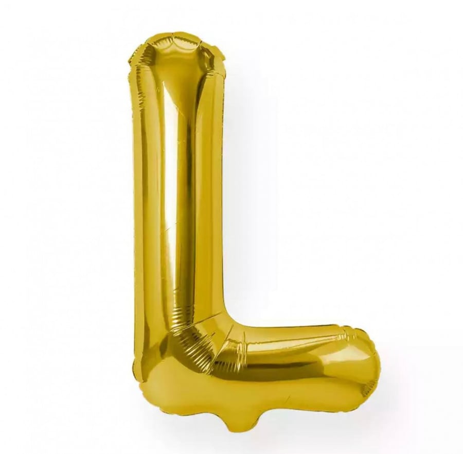 بالون حرف ذهبي | Gold Letter Balloons