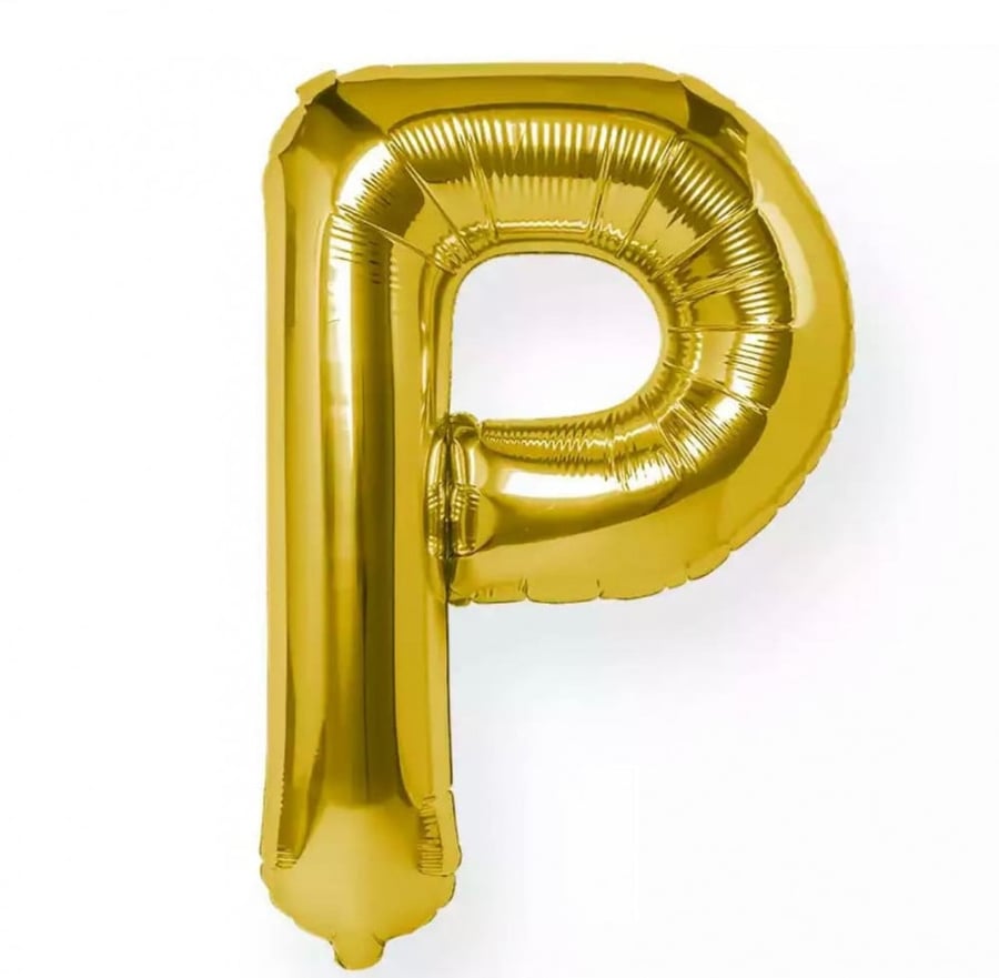 بالون حرف ذهبي | Gold Letter Balloons