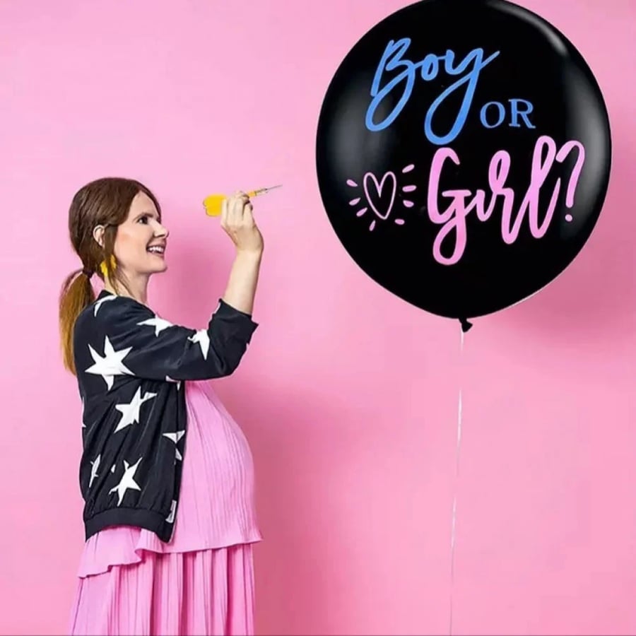 بالون كشف الجنين العملاق | Giant Balloon Gender Reveal