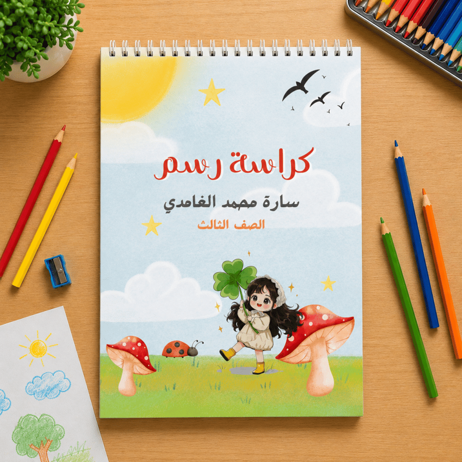 كراسة رسم انمي