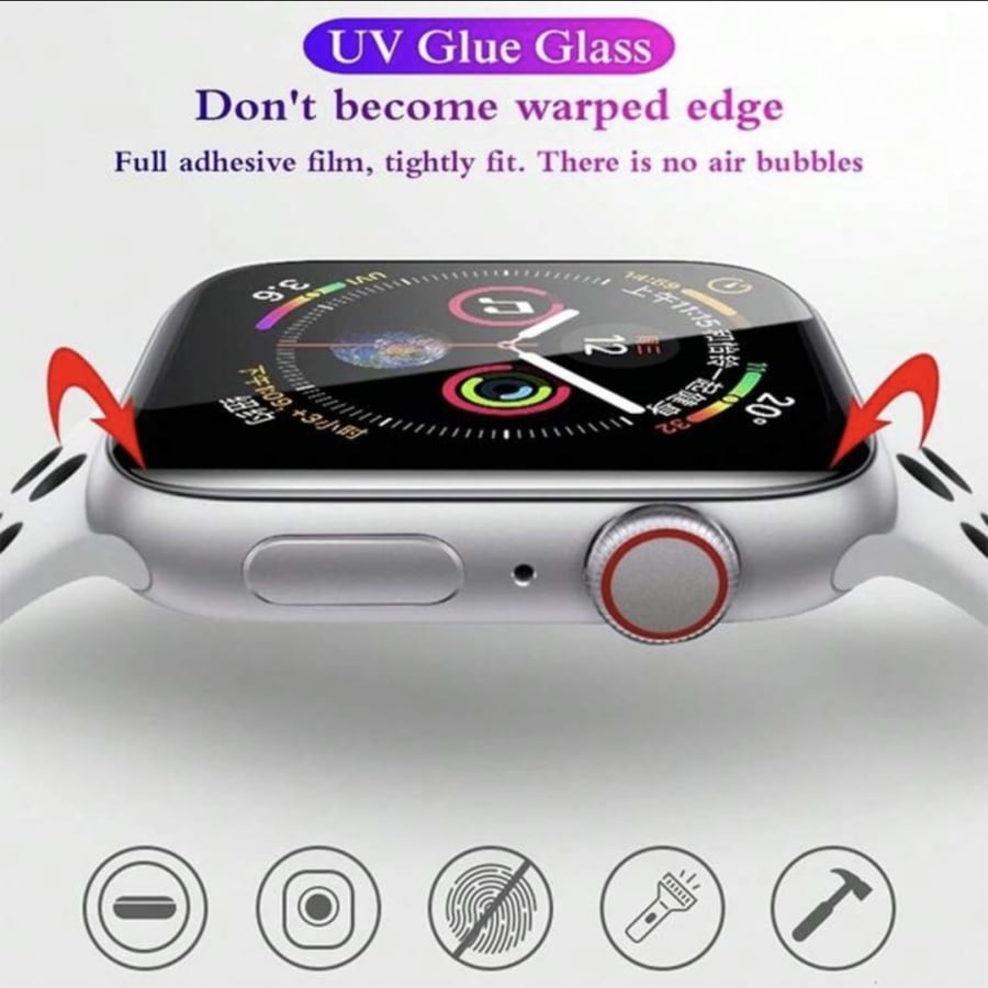 كفر زحاجي حماية ساعة متوافق مع Apple watch