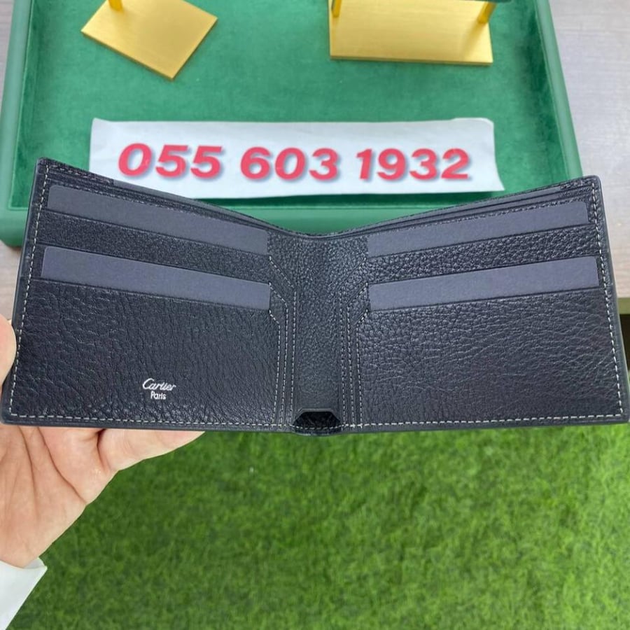 wallet cartier black