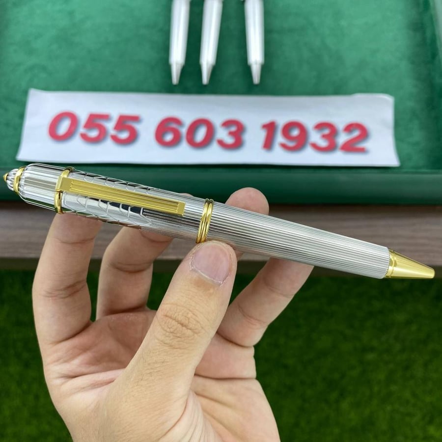 قلم كارتير آرت ديكو اطار ذهبي