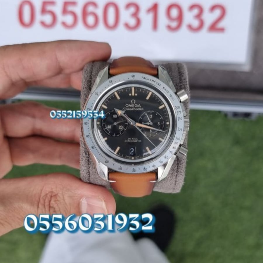 اوميغا سبيد ماستر كرونوغراف جلد بني