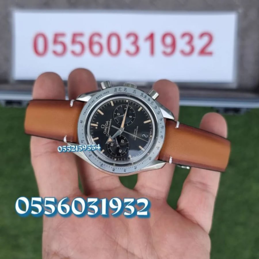 اوميغا سبيد ماستر كرونوغراف جلد بني