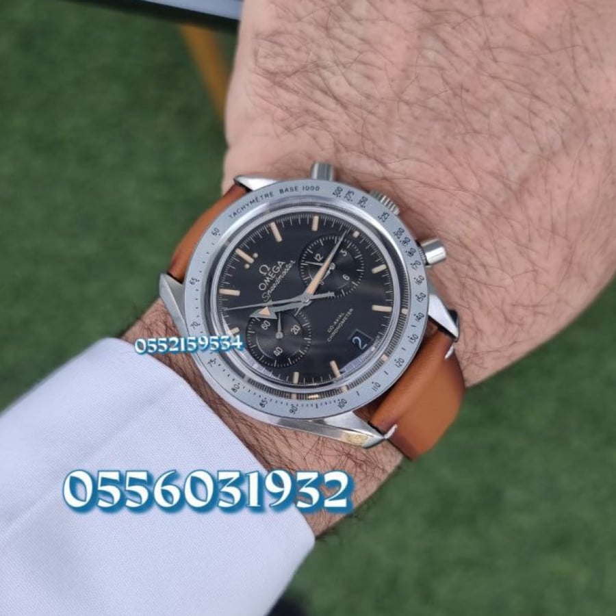 اوميغا سبيد ماستر كرونوغراف جلد بني