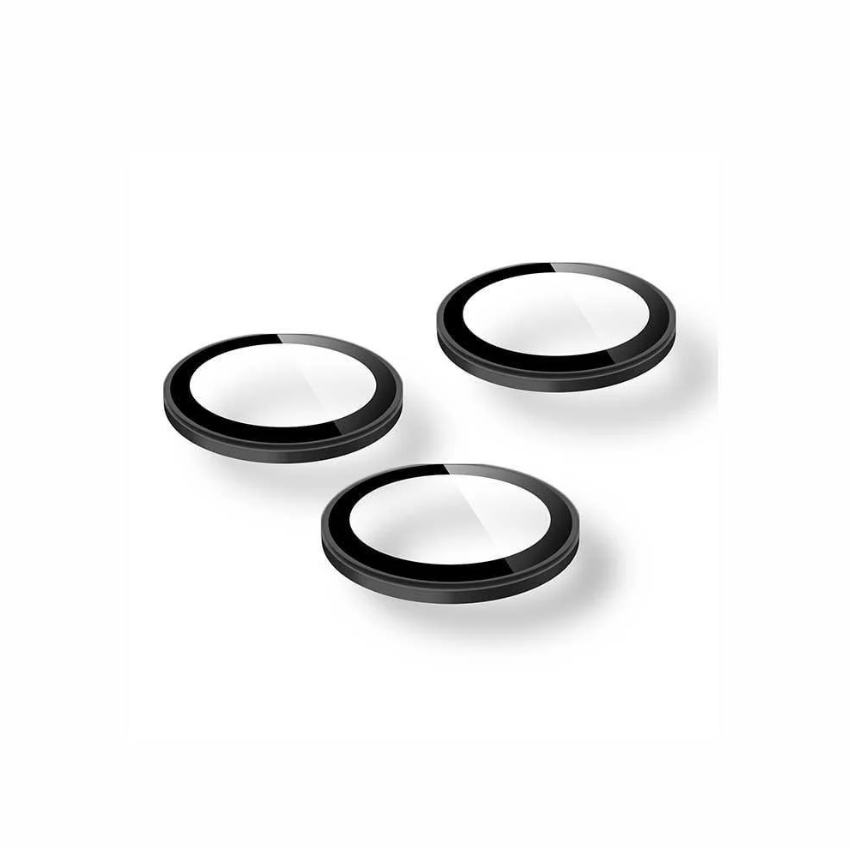 ArmorPro Camera Lens Protector Black for iPhone 16 Pro  & 16 Pro Max = 6975312013267 - ارمور برو حماية عدسات كاميرا ايفون 16 برو و برو ماكس اسود-AM-LP163