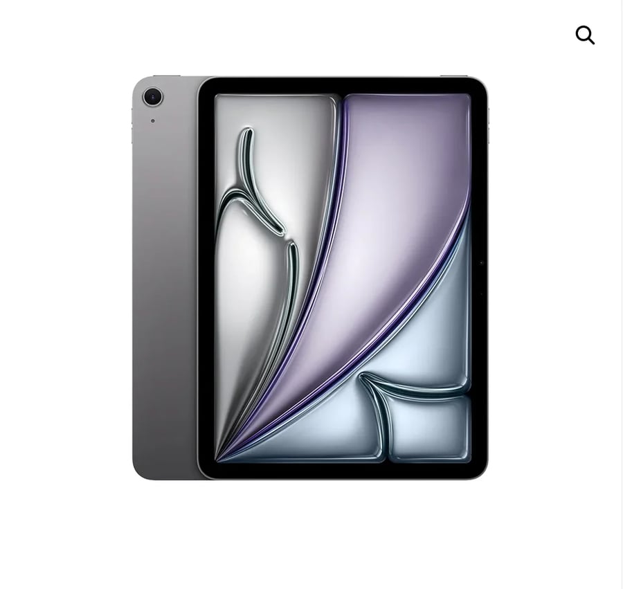 Apple ابل ايباد اير 11 انش 2024 128 جيجابايت / 8 جيجابايت رام Wi-Fi - رمادي = 195949188015