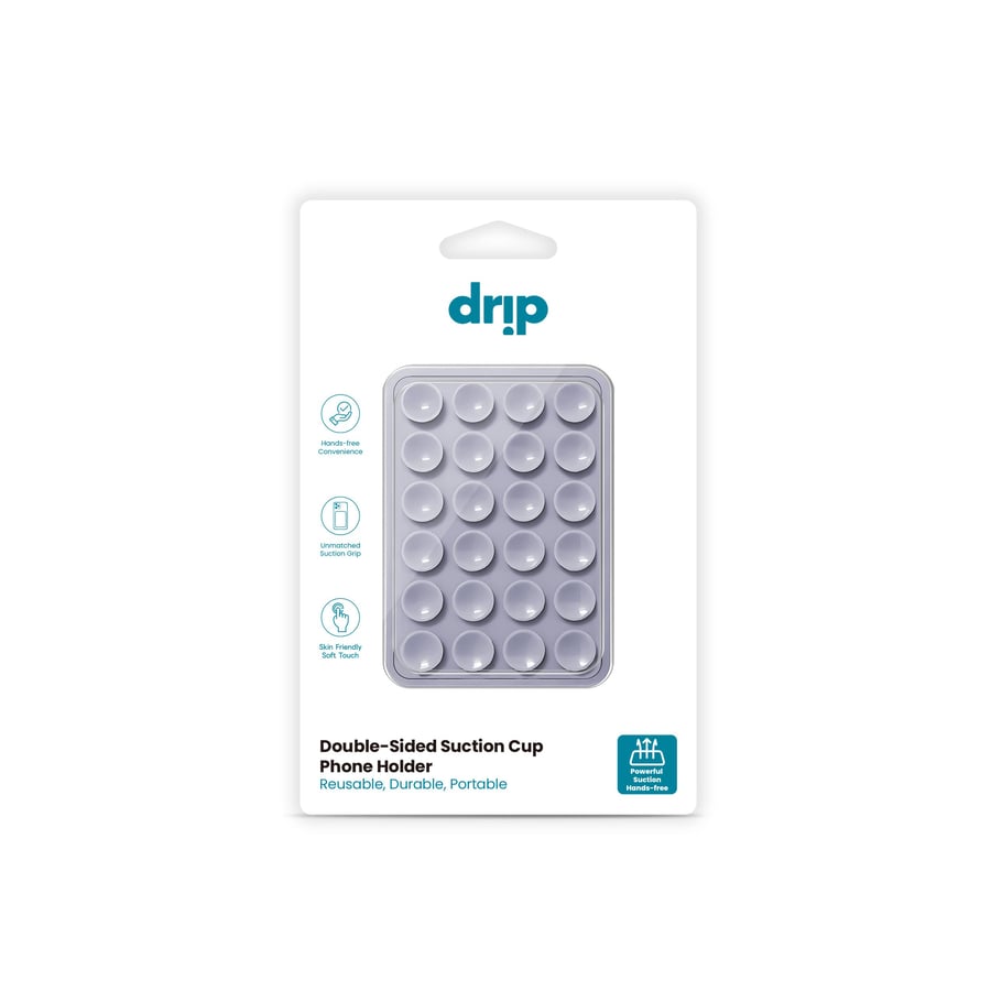 Drip دريب ستاند لاصق على الاسطح سيلكون مغناطيسي للجوال بنفسجي فاتح = 6978301704726