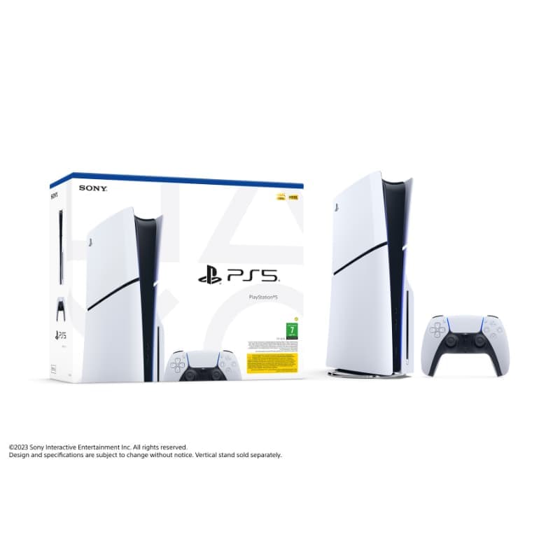 SONY سوني جهاز بلايستيشن 5 نسخة الاقراص مع وحدة تحكم 1 تيرا بايت = 711719021315