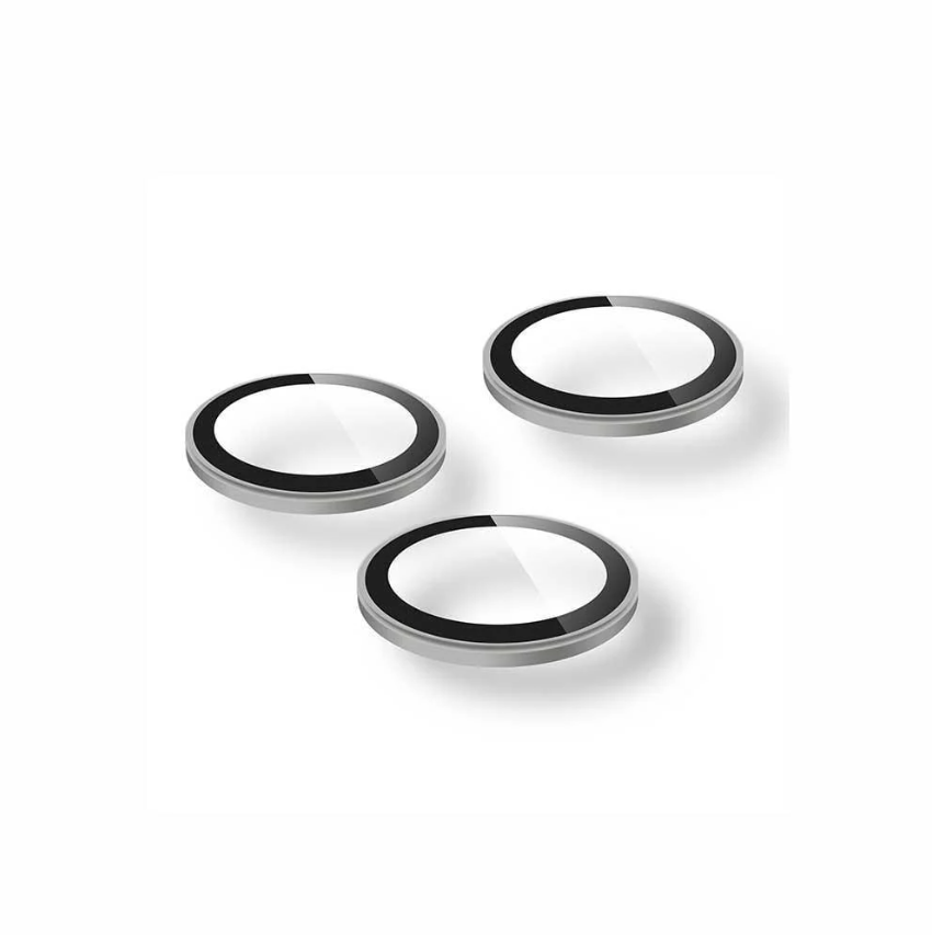 ArmorPro Camera Lens Protector Silver for iPhone 16 Pro  & 16 Pro Max = 6975312013274 - ارمور برو حماية عدسات كاميرا ايفون 16 برو و برو ماكس فضي-AM-IP163