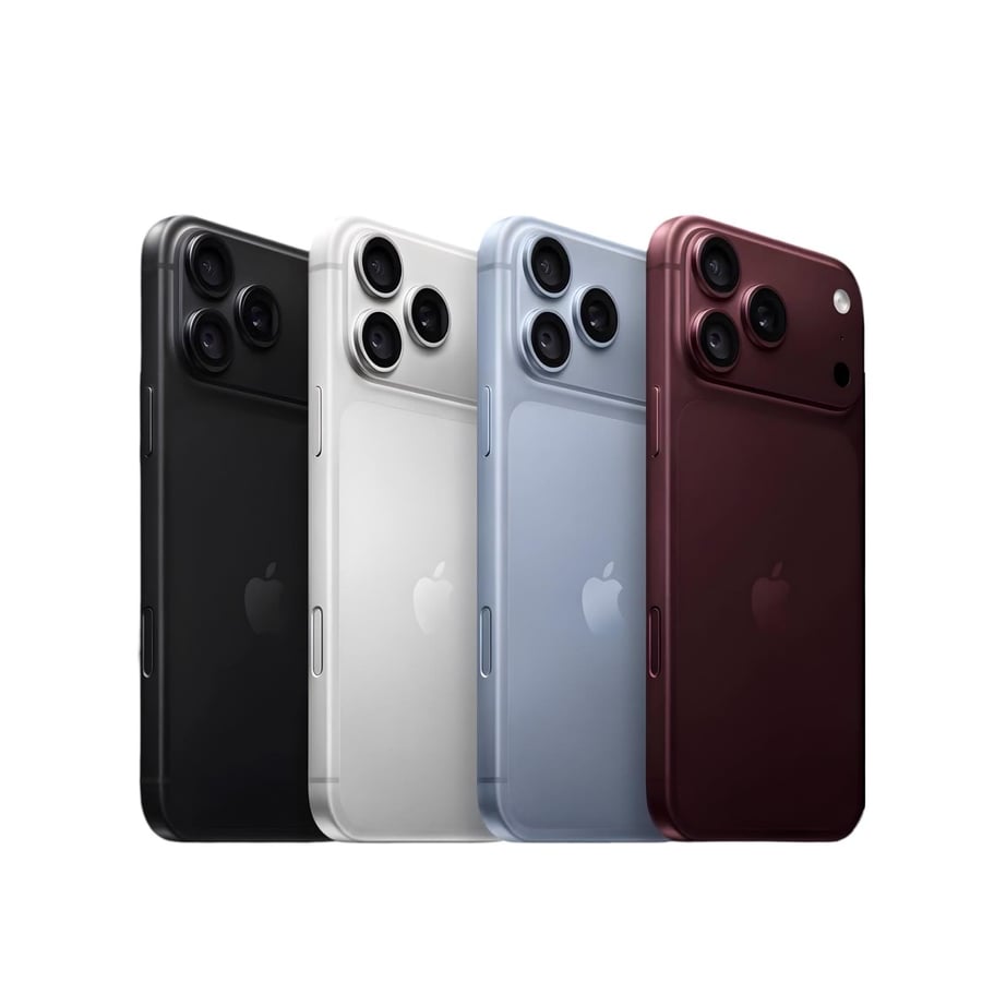 Apple آبل آيفون 18 برو ماكس 256 جيجا بايت برغندي =