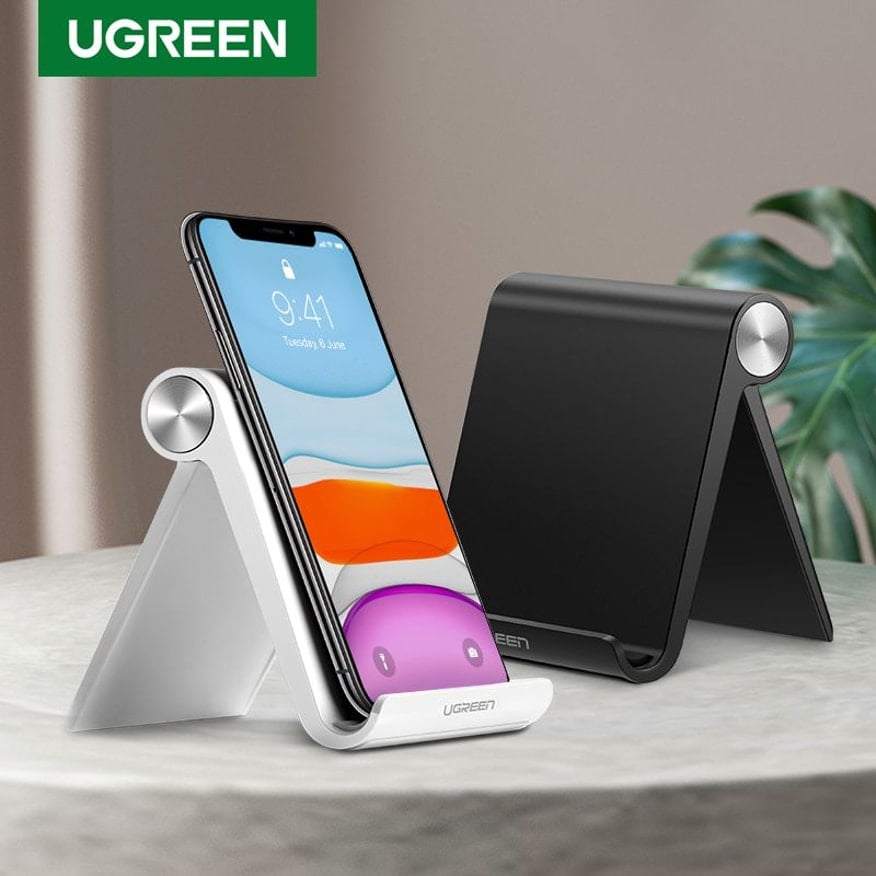 Ugreen حامل جوال مكتبي متعدد الزوايا - من يوجرين - أسود = 6957303832859
