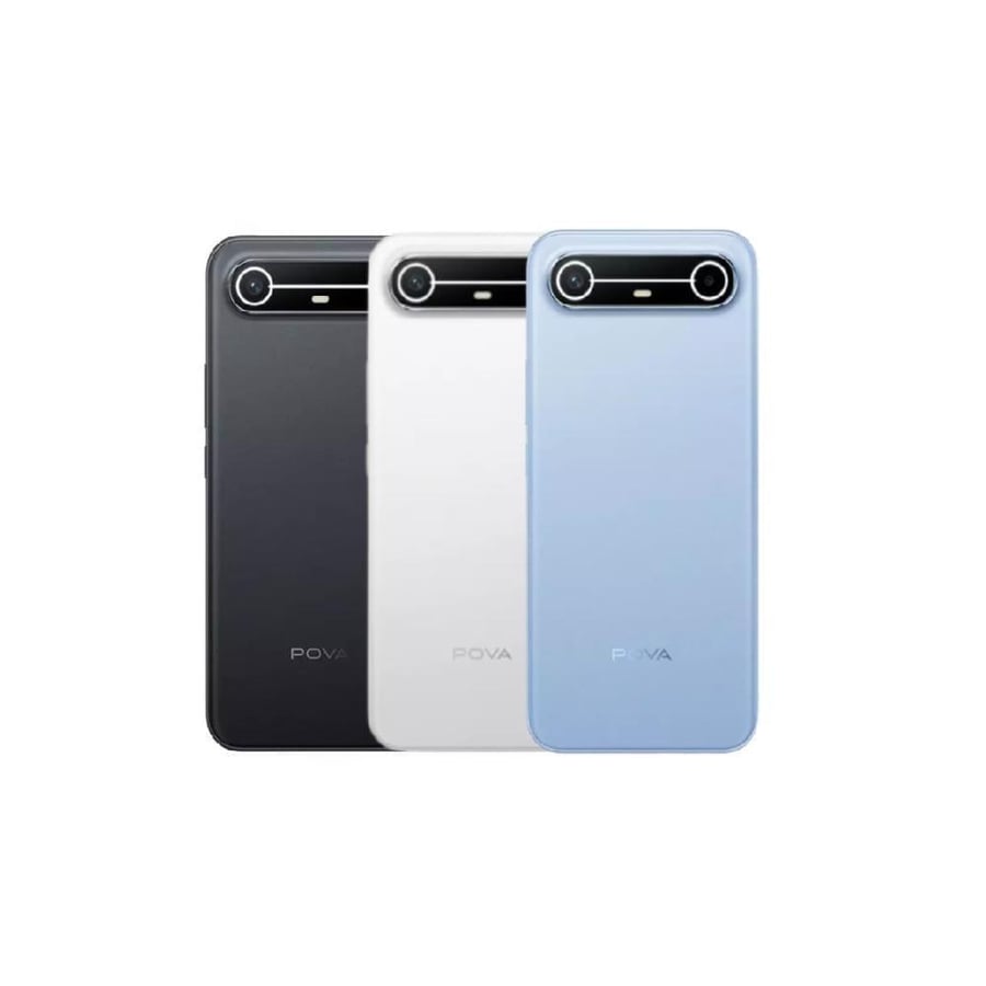 TECNO تكنو POVA SLIM، بسعة 256 جيجا، الرام 8+8، 5 جي، أسود = 4894947101243