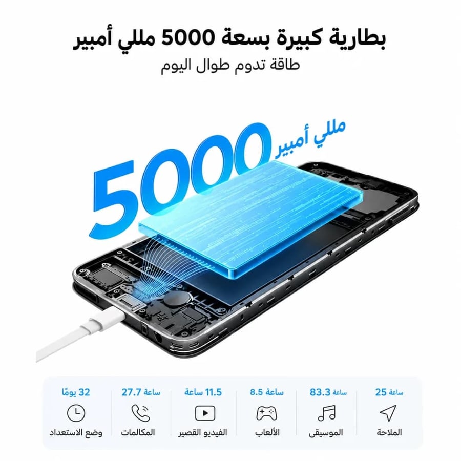 ITEL آيتل جوال A100cs 64 جيجابايت أبيض سحابي = 4894947127083