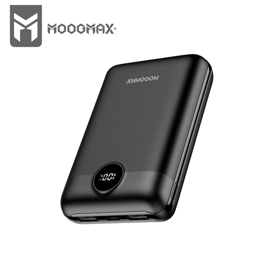 MOOGMAX شاحن متنقل موج ماكس 20000 مللي امبير بقوة 45W منفذين = 6973752292679