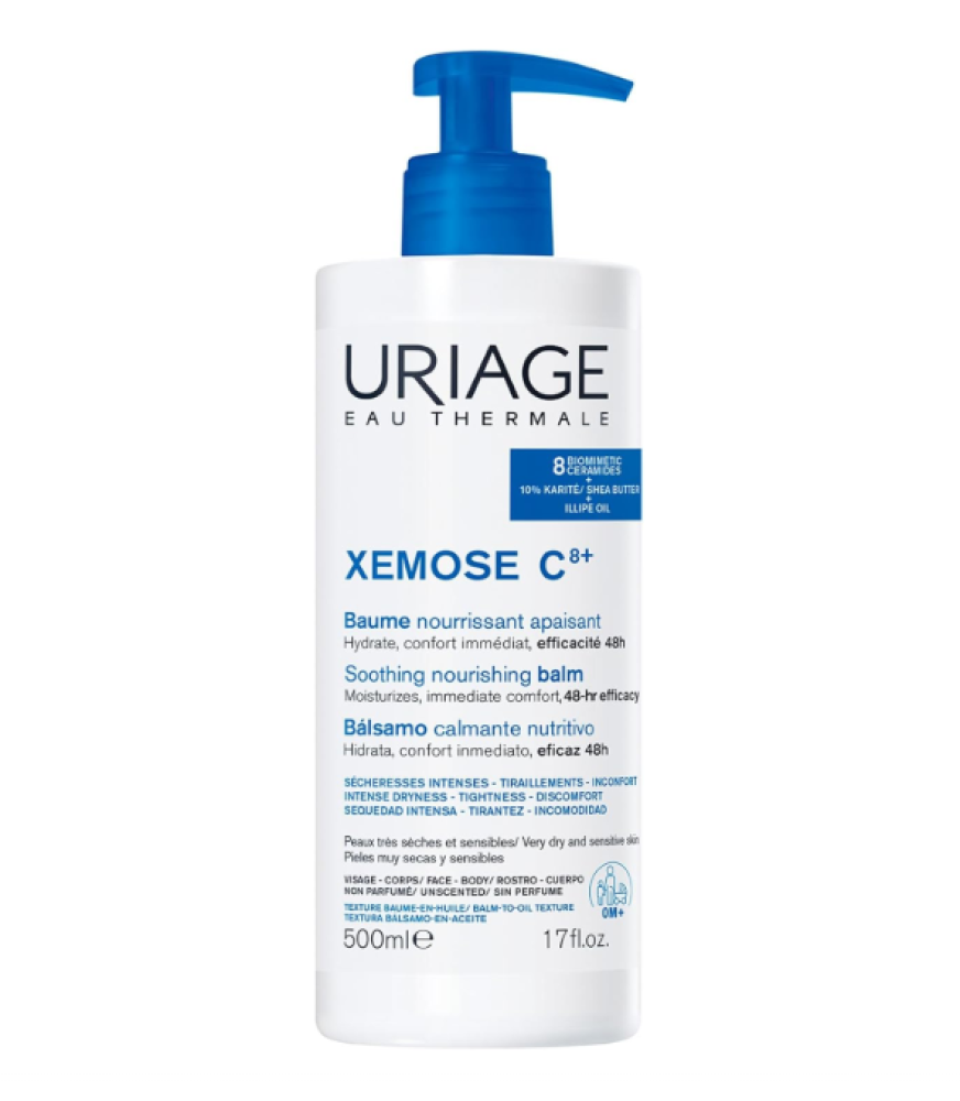يورياج زيموس - بلسم زيتي مهدئ ومضاد للحكة (500 مل) | Uriage Xémose Anti-Itch Soothing Oil Balm
