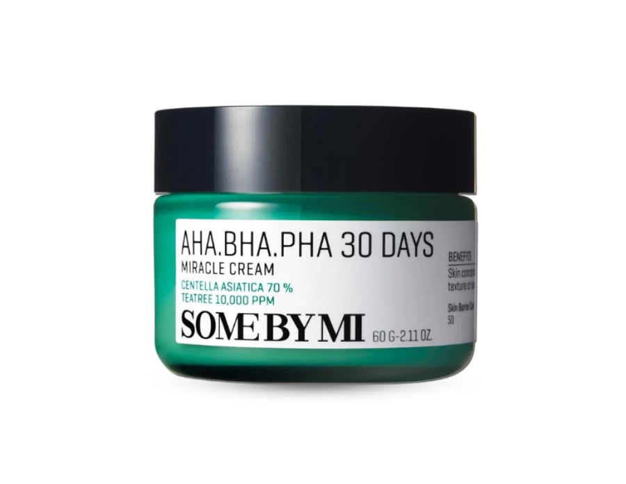 سوم باي مي - كريم المعجزة بالشجر الشاي المرطب (60 جم) | Some By Mi AHA BHA PHA 30 Days Miracle Cream