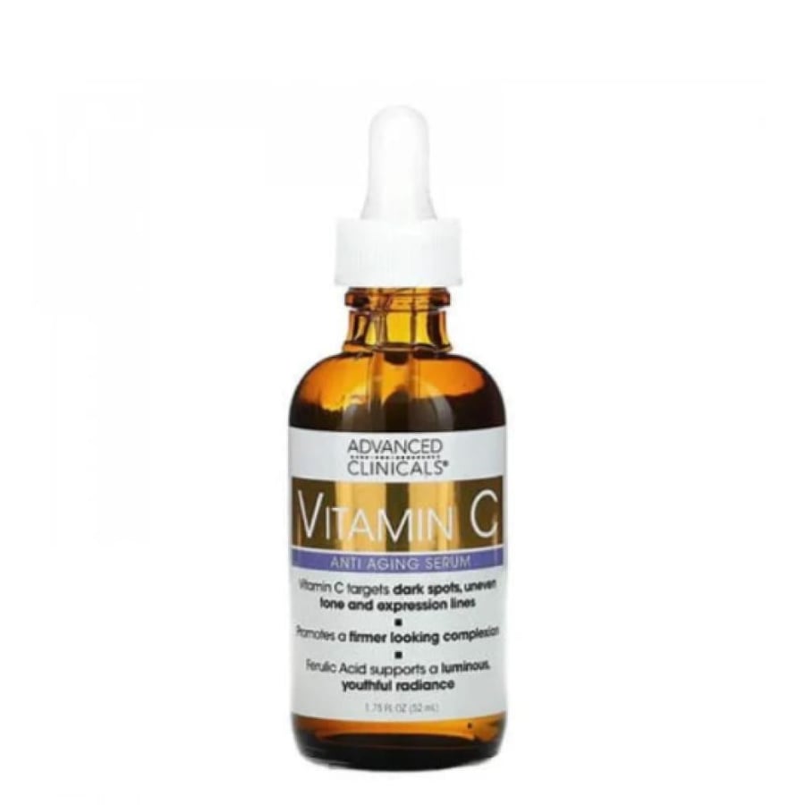 أدفانسد كلينيكالز - مصل فيتامين سي للإشراق ومكافحة البقع (52 مل) | Advanced Clinicals Vitamin C Anti-Aging Serum