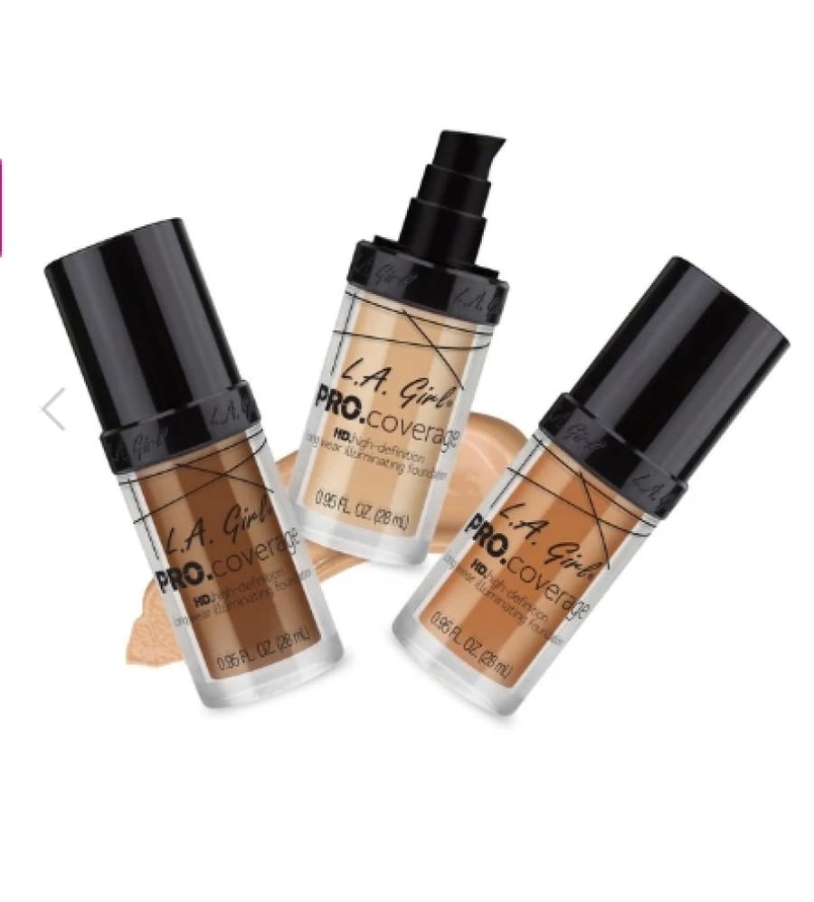 إل أي قيرل - كريم أساس برو كفرج المضيء | L.A. Girl PRO.coverage Illuminating Foundation