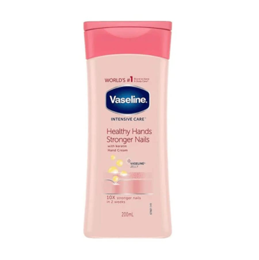 فازلين - لوشن العناية المكثفة لليدين والأظافر (200 مل) | Vaseline Intensive Care Healthy Hands Stronger Nails