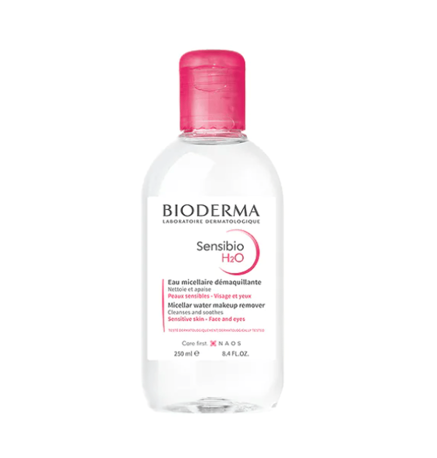 بيوديرما سنسيبيو H2O - محلول ميسيلار لتنظيف البشرة وإزالة المكياج (250 مل) | Bioderma Sensibio H2O Micellar Water