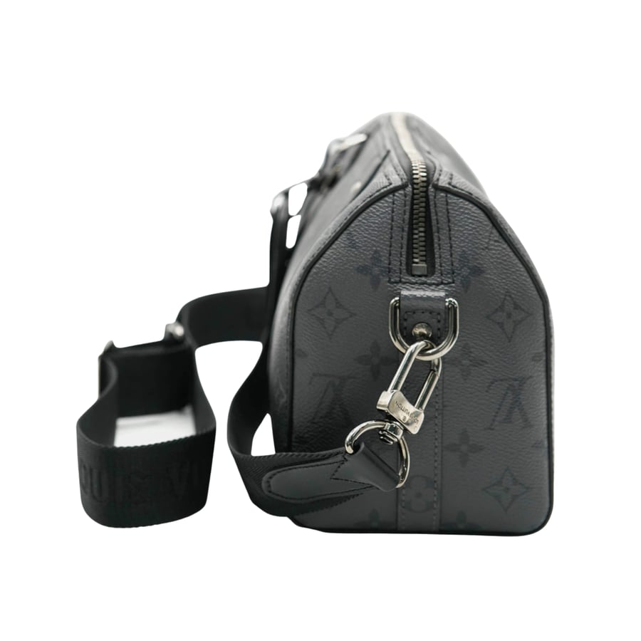 شنطة كتف لويس فيتون   - LV Monogram Eclipse Keepall Bandouliere