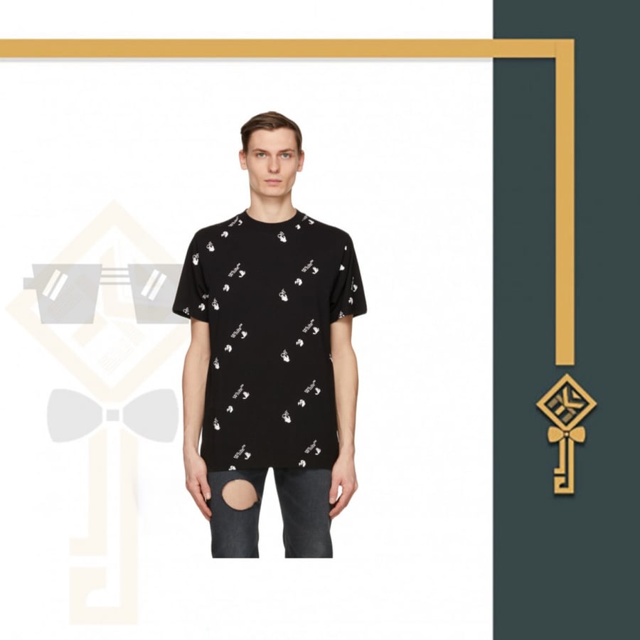 تيشيرت أوف وايت - Off whaite T-Shirt