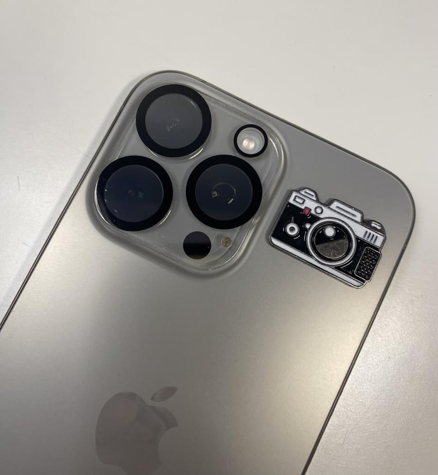 Iron sticker - camera