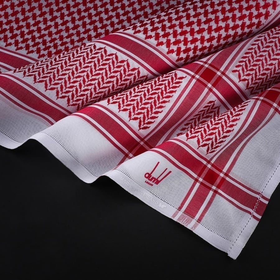 شماغ دنهل احمر كلاسيك الجديد