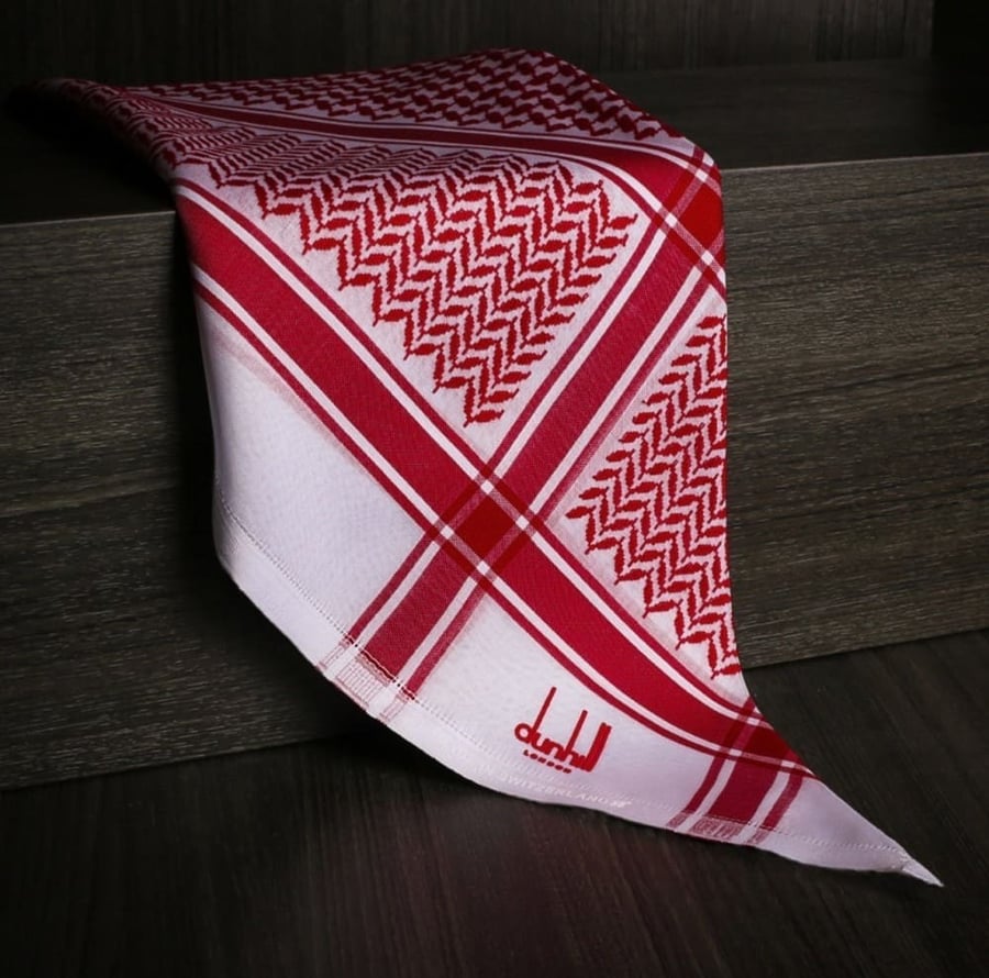 شماغ دنهل احمر كلاسيك الجديد