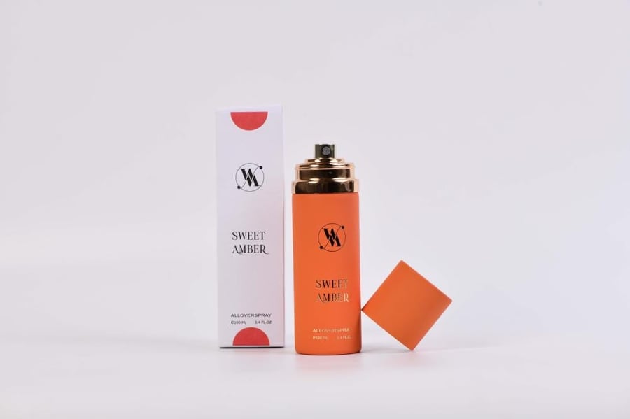 ALL OVER SWEET AMBER 100ML - سويت عنبر عطور للجسم 100مل