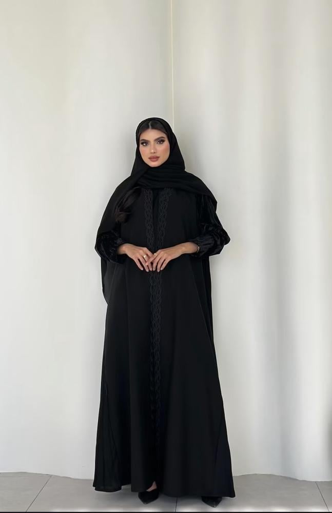 كريب - كم مخمل- كسرات