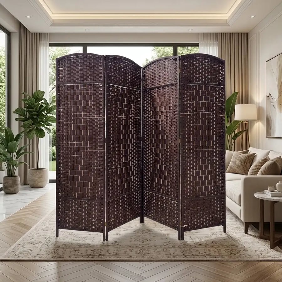 بارتشن فاصل 4 ألواح قابل للطي