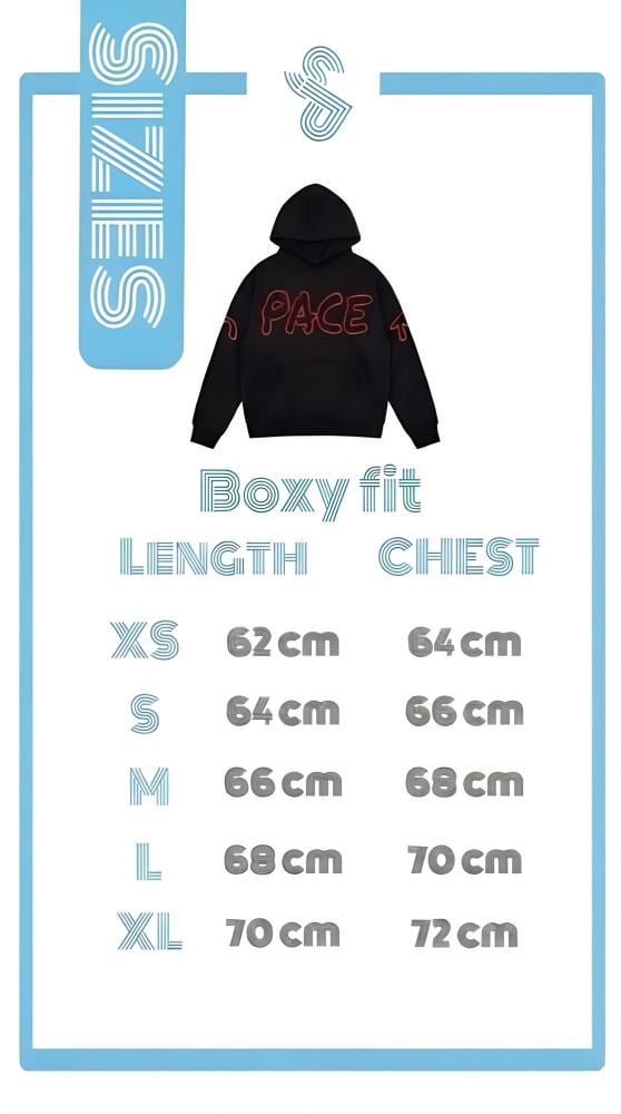 Hoodie black red
