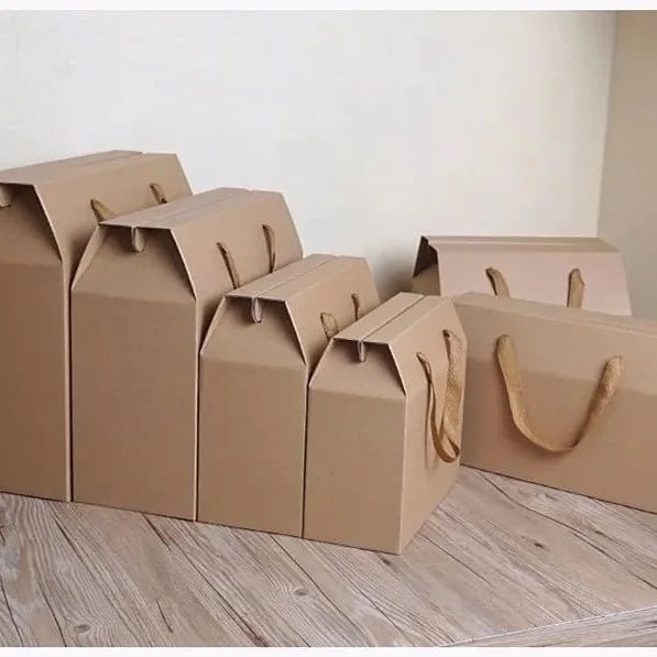 كيس كرتوني وسط مقاس 25x11x20